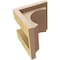 Ekena Millwork 5"W x 5"D x 5"H Wide Emerson Rough Cedar Woodgrain TimberThane Corbel, Primed Tan CORUR05X05X05EMRRCPR - alternate 5